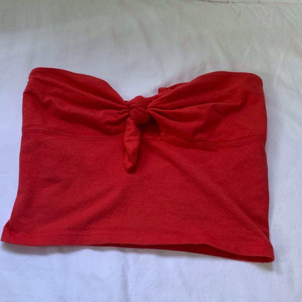 Red urban outfitters tube top
